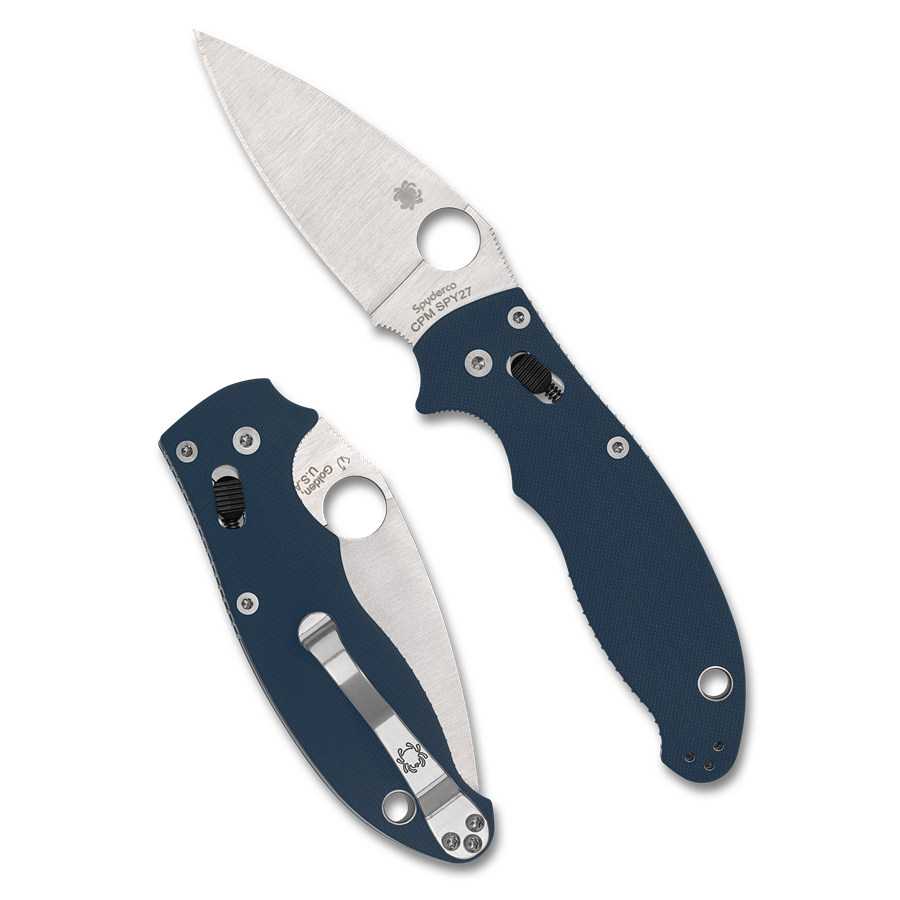 Spyderco Manix 2 Cobalt Blue G-10