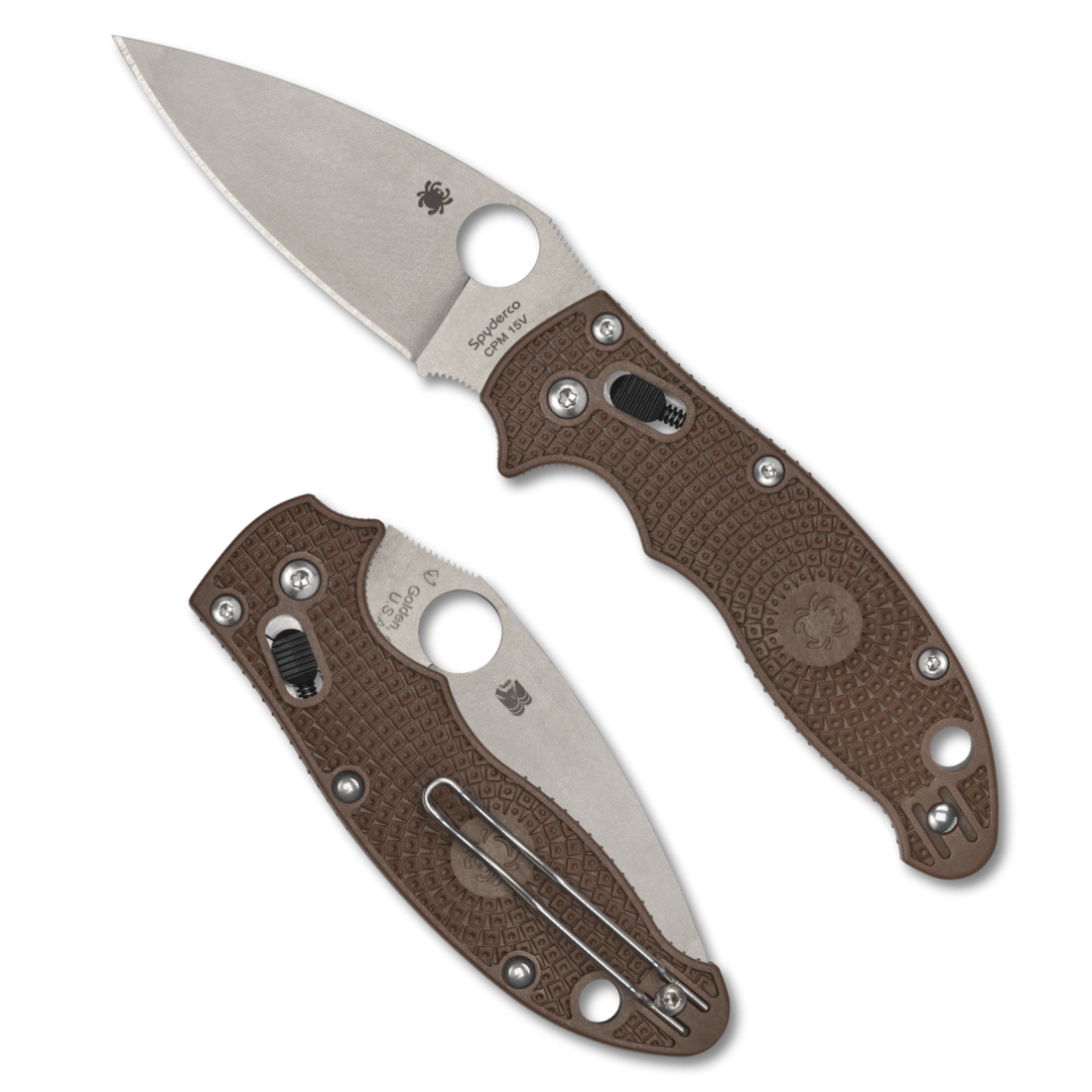 Spyderco Manix 2 Lightweight Brown