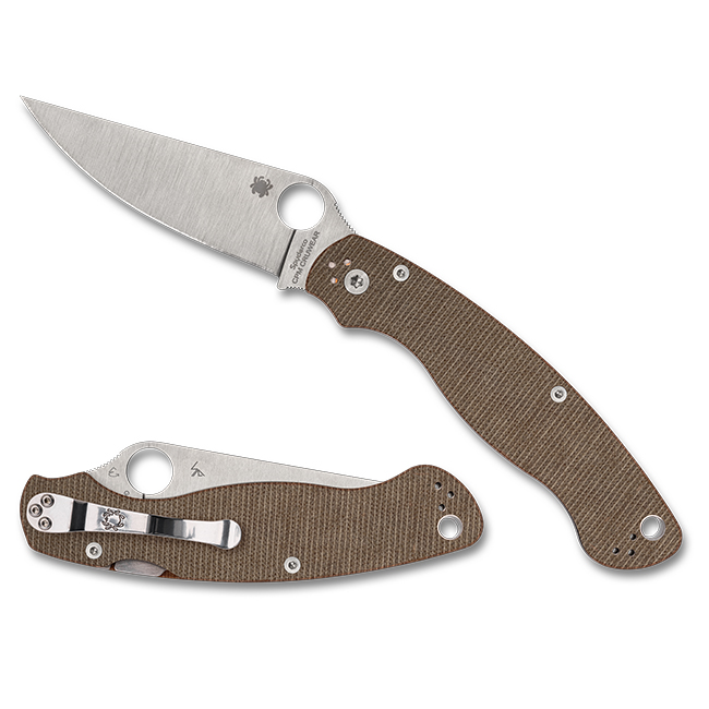 Military 2 Micarta från Spyderco