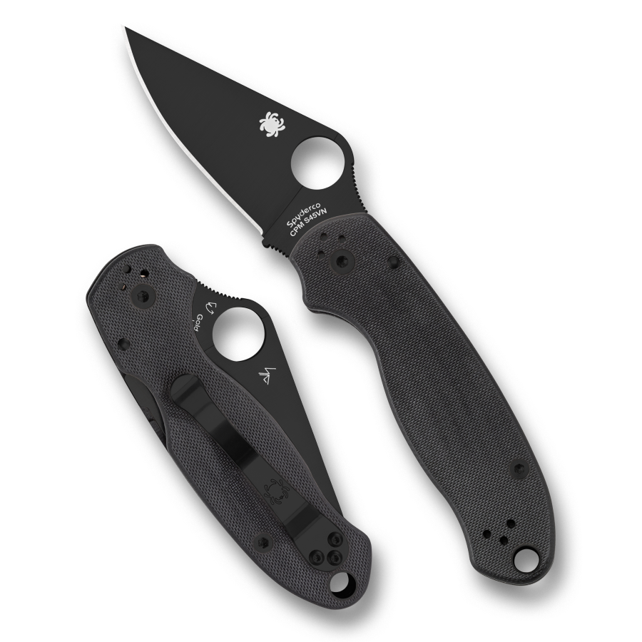 Spyderco Para 3 Black Blade