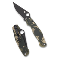 Spyderco Para Military 2 Camo Black Blade