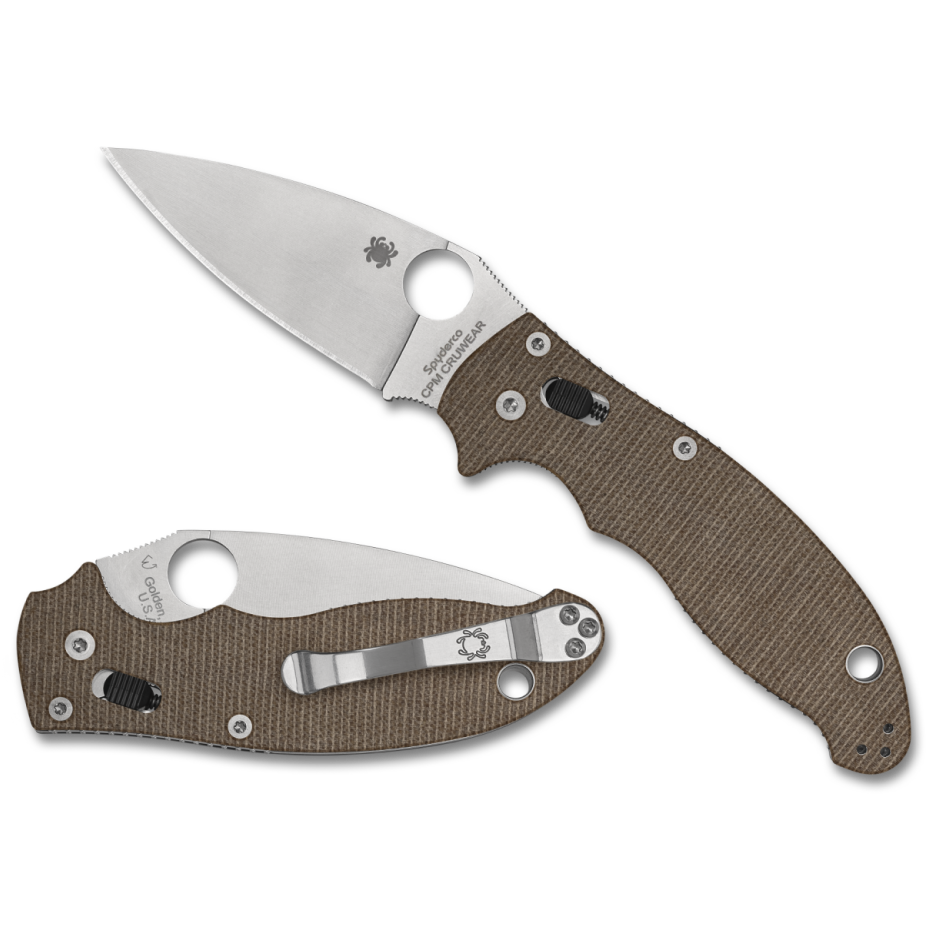 Spyderco Manix 2 Micarta Fällkniv