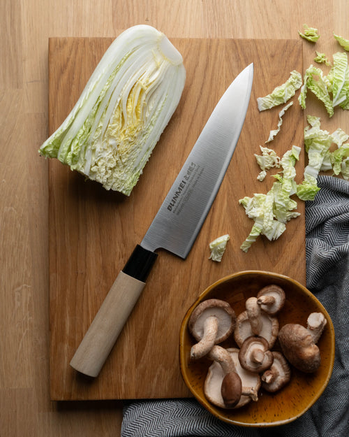 Dubbelslipad Kockkniv 20 cm från Bunmei – bild 2