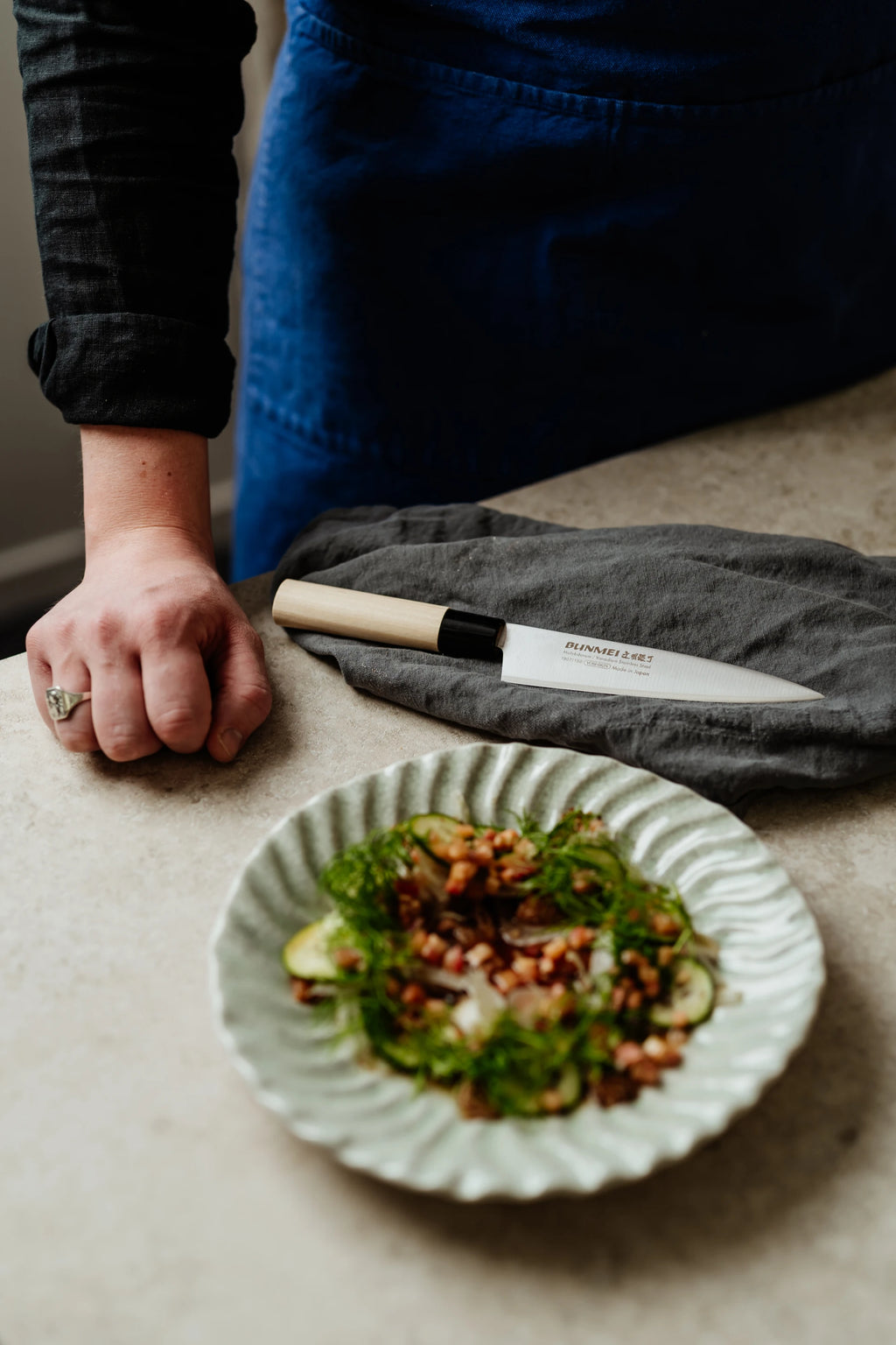 Dubbelslipad Allkniv 15 cm | Bunmei