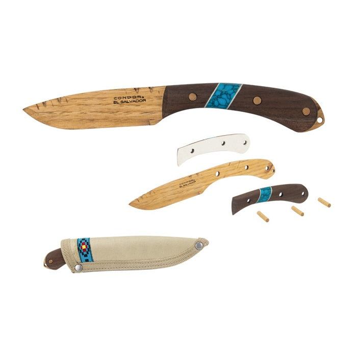 Byggsats Blue River Träkniv Set från Condor