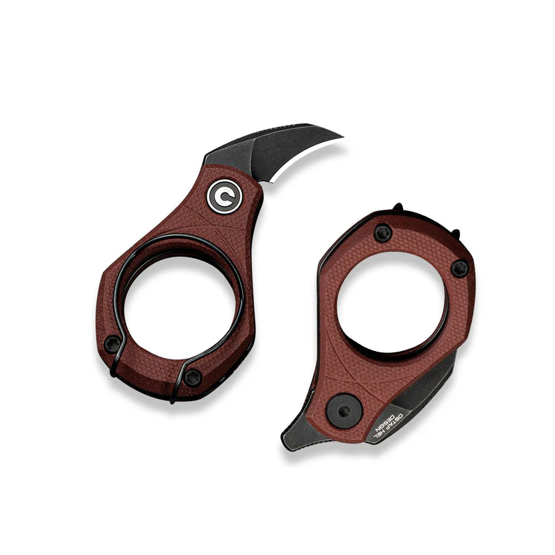 Civivi Pyrus Black/Red Fidgetvänlig Fällkniv
