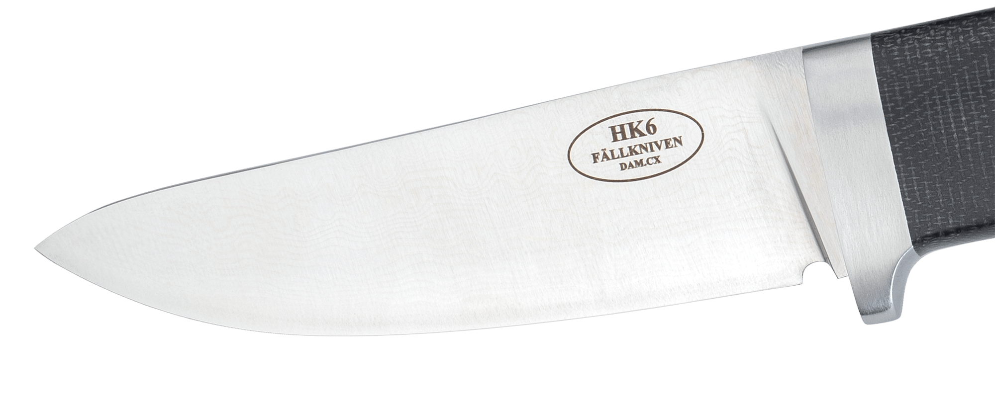 HK6cxLbm – Cowry X damaststål (Black Micarta) – bild 2