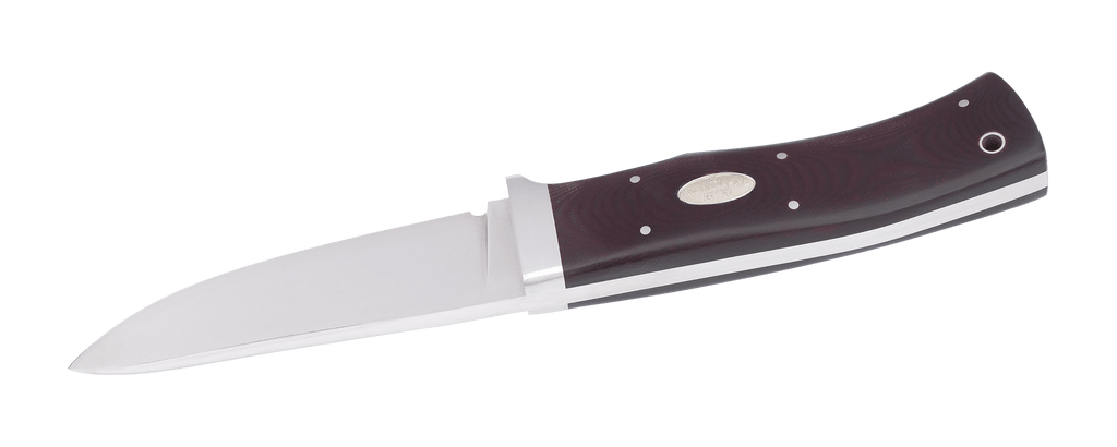 HK6cxLmm – Cowry X damaststål (Maroon Micarta) – bild 3