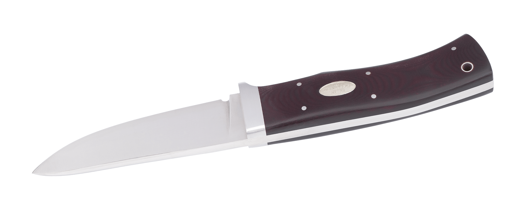 HK6cxLmm – Cowry X damaststål (Maroon Micarta) – bild 3