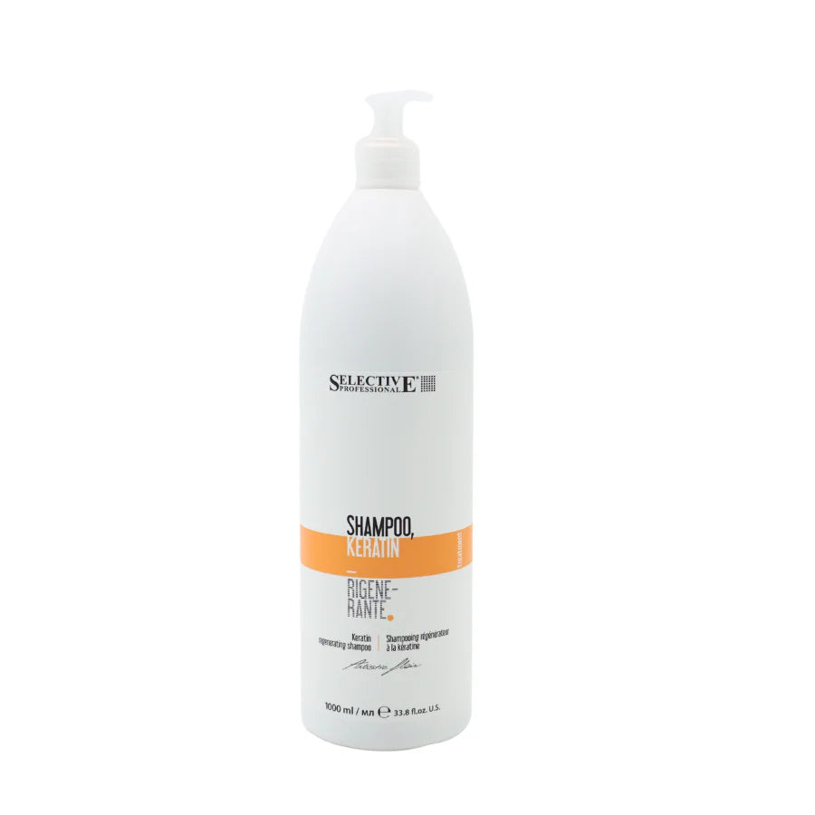 Keratin Schampo För Skadat Hår - 1000 Ml från Selective Professional