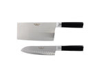 Knivset 2-dels - Santoku 17,5 cm & Kinesisk Hacka 18 cm