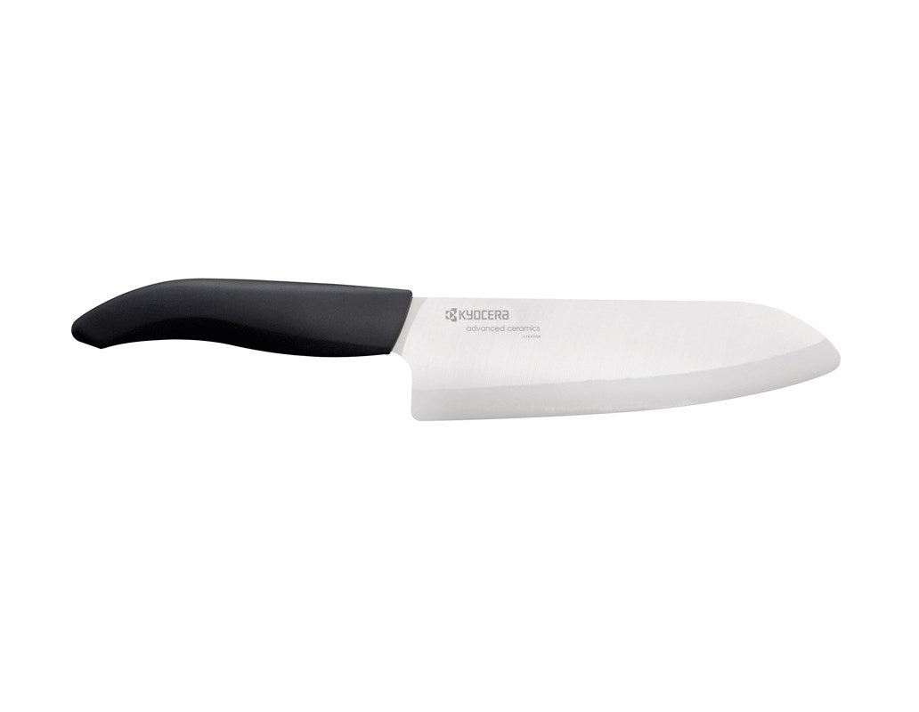 Keramisk Santoku/Kockkniv 16 cm, vit | Kyocera