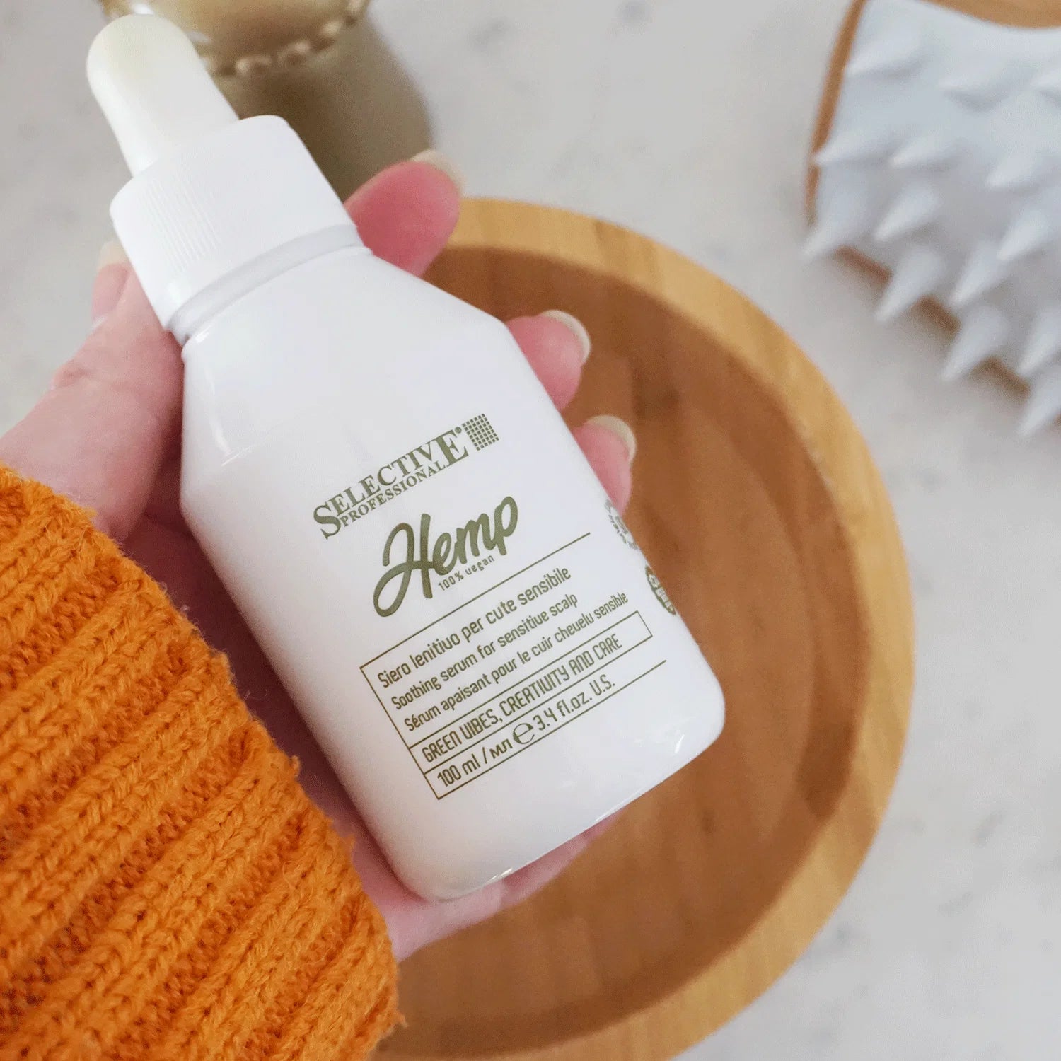 Serum Dropp För Klåda | Torr och Kliande Hårbotten | HEMP | 100ml