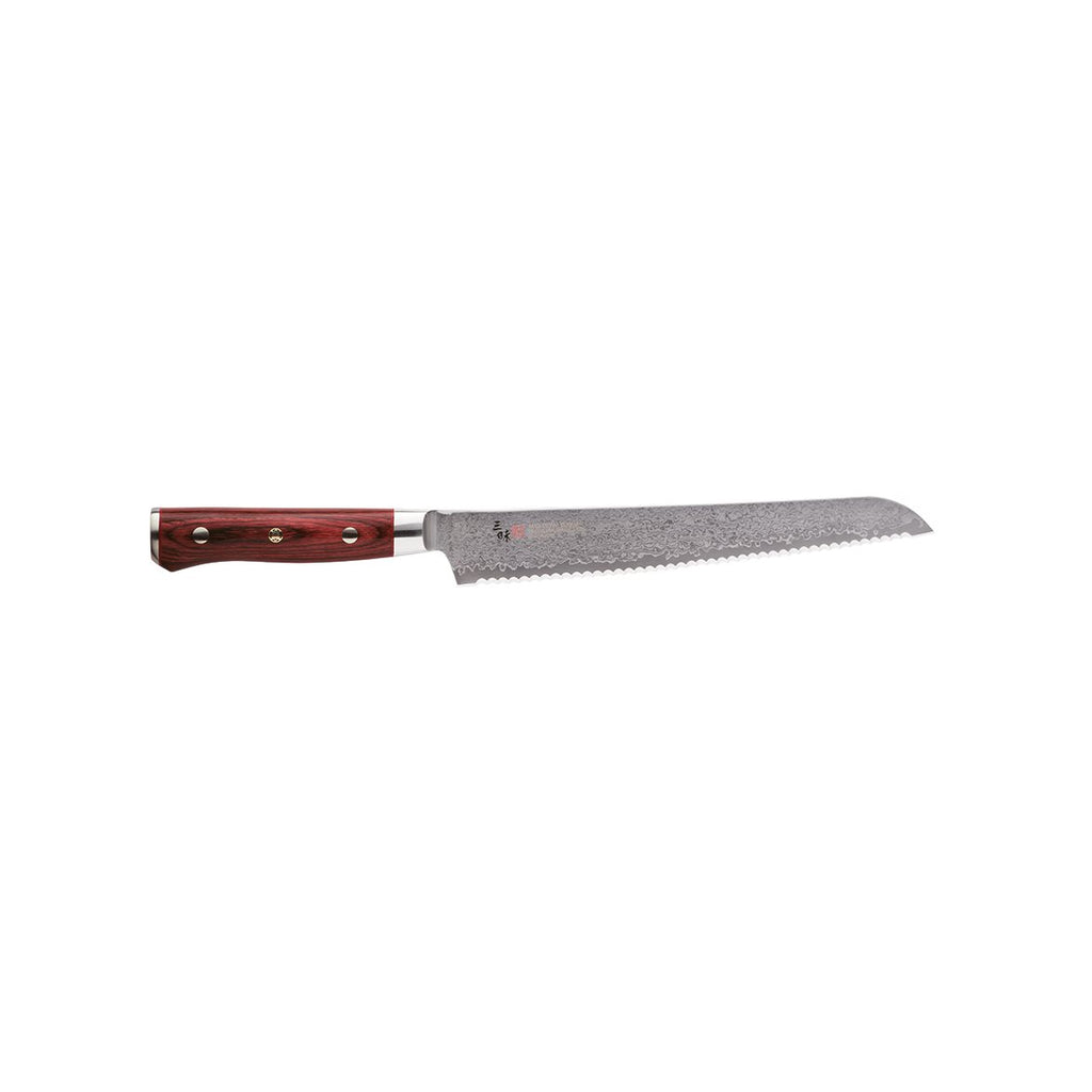 Mcusta / Zanmai Flame Damascus Brödkniv 23 Cm
