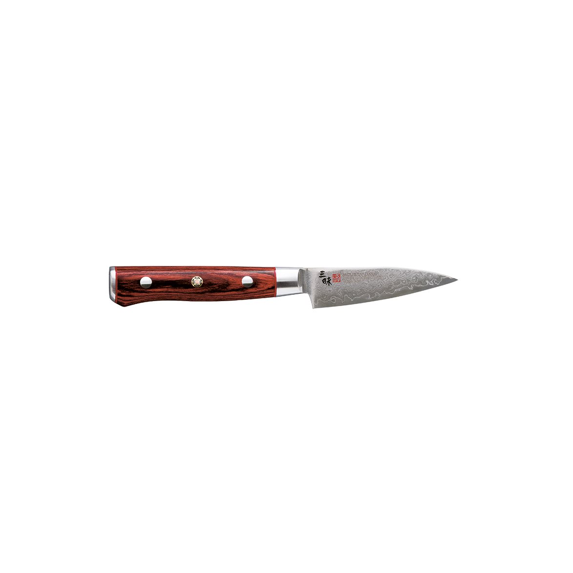 Mcusta / Zanmai Flame Damascus Petty 9 Cm