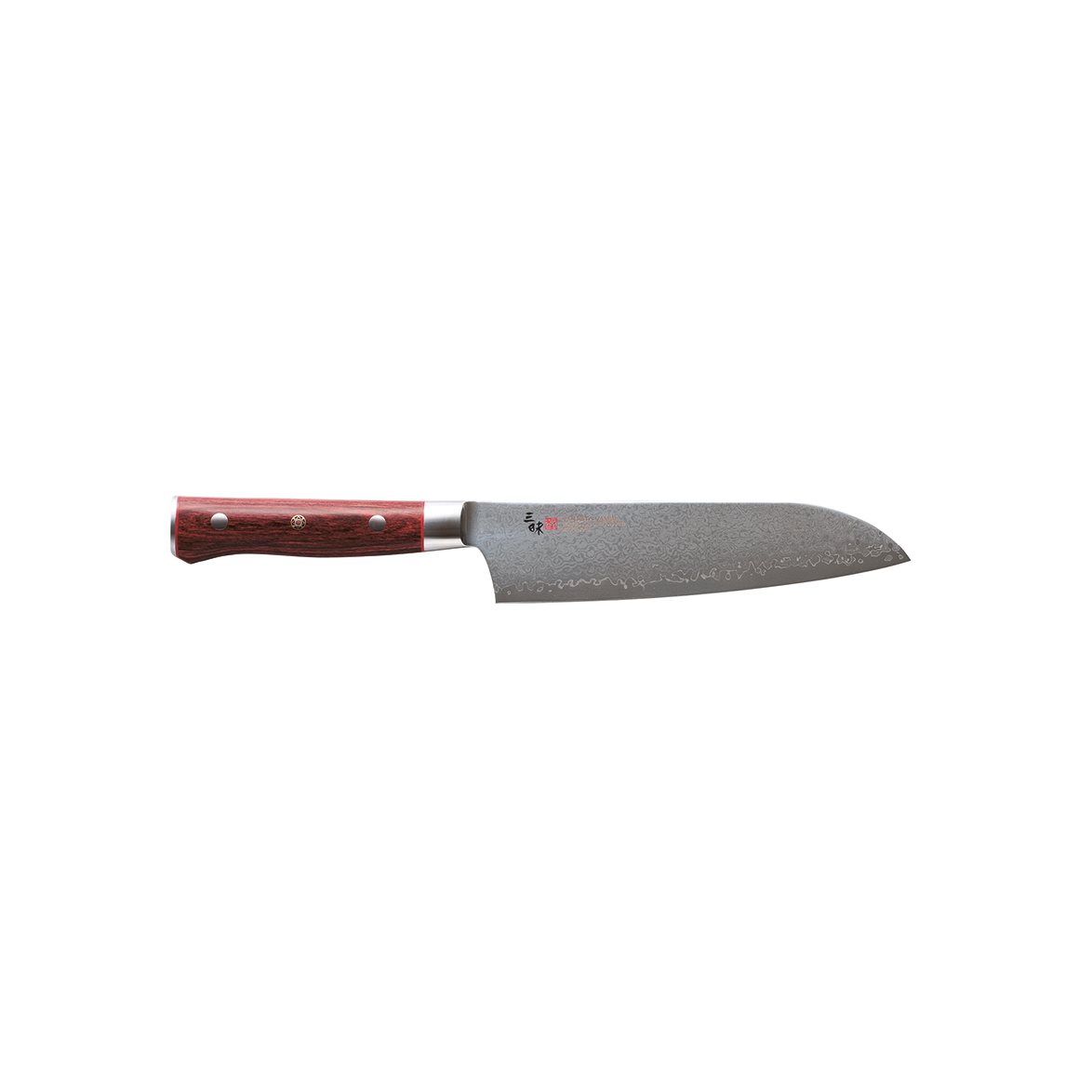 Mcusta / Zanmai Flame Damascus Santoku 18 Cm