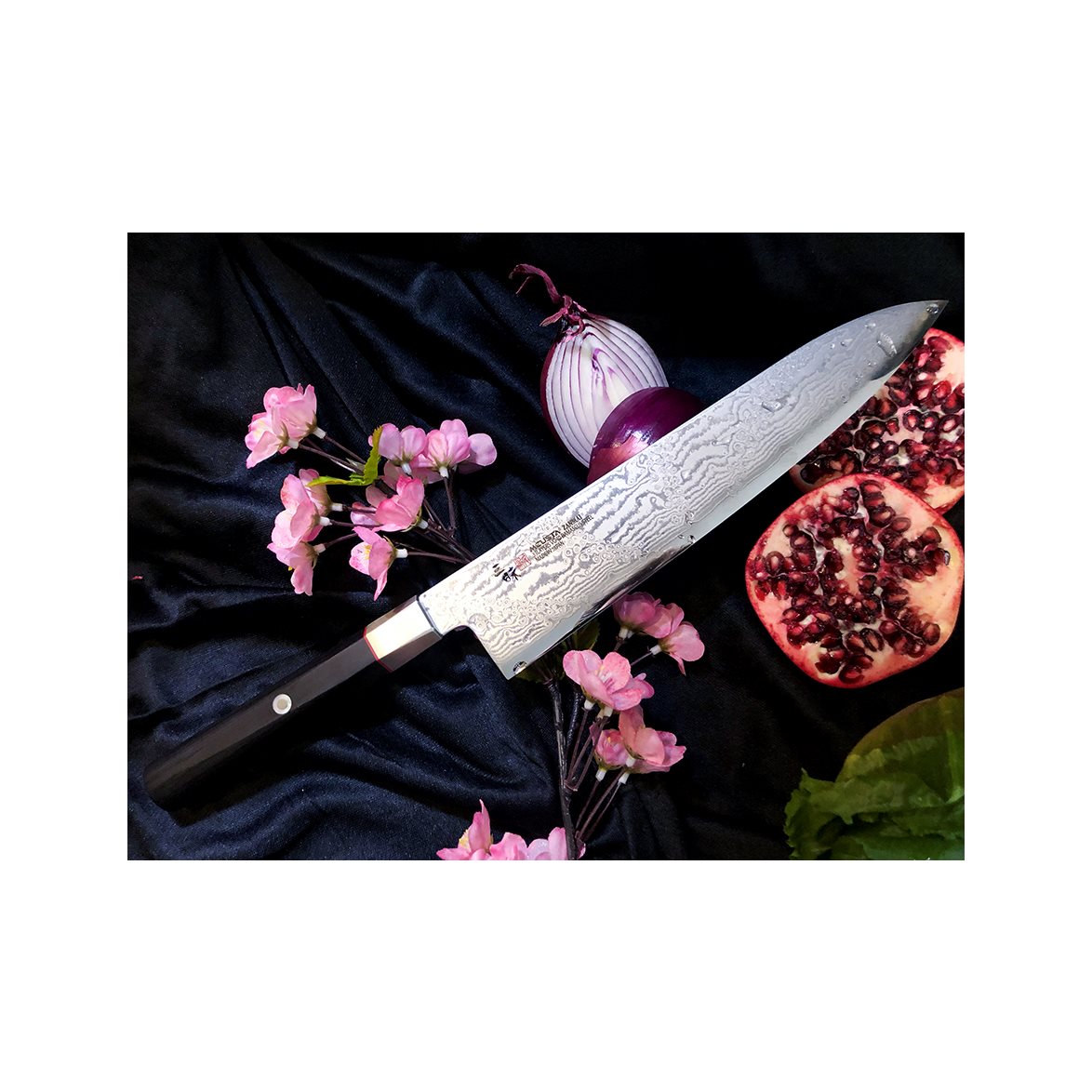 Mcusta / Zanmai Hybrid Splash Gyuto 24 cm