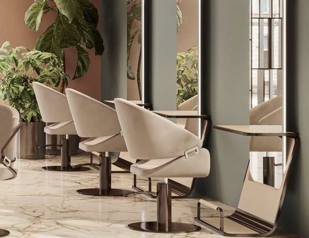 Vezzosi Flora Chair frisörstol