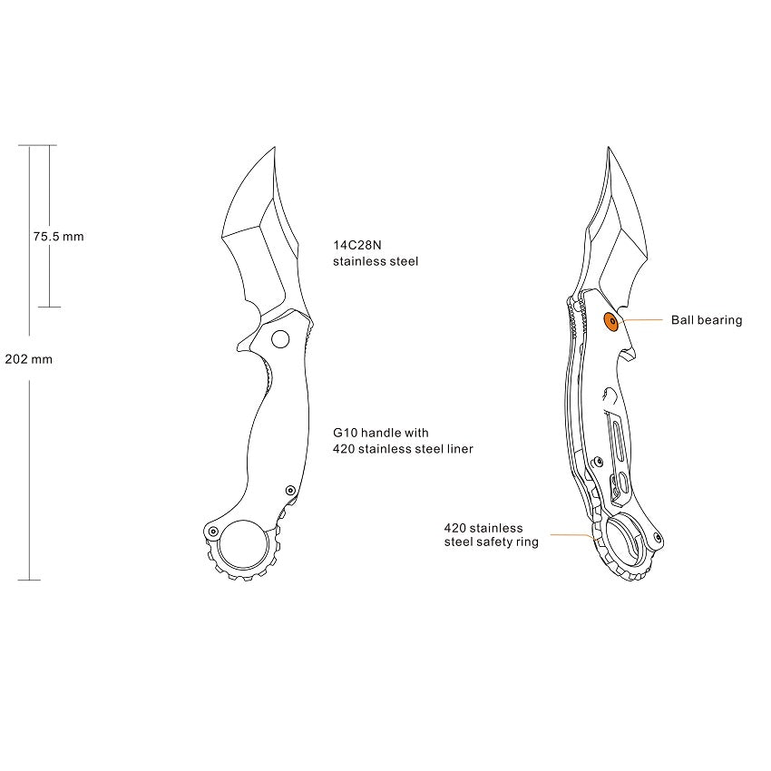 Ruike P881 Karambit
