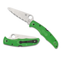 Grön rostfri fällkniv Pacific Salt från Spyderco