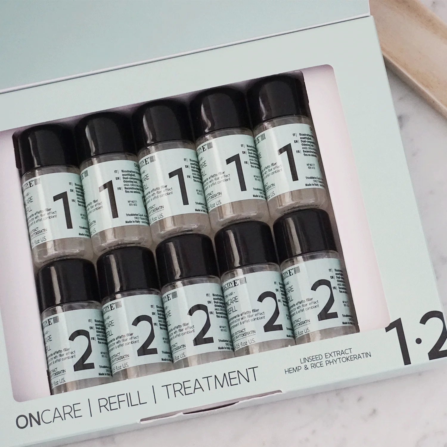 Volymbehandling 5+5x15 | Tunt & Fint Hår | Refill – Hårvårdsbehandling
