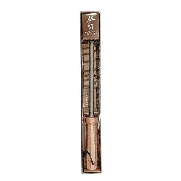 Satake Diamantbryne med Trähandtag 23 cm – Slipsten