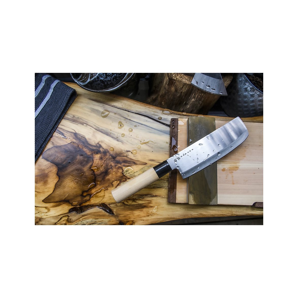 Satake Houcho Nakiri/grönsakshack 16 cm – Kökskniv
