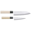 Satake Houcho Set Med Petty & Santoku I Balsabox