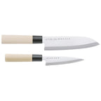 Satake Houcho Set Med Petty & Santoku I Balsabox