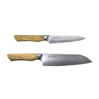 Satake Kaizen 2-dels Knivset Santoku 18cm & Petty 12cm