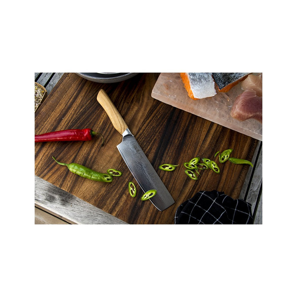 Satake Kaizen Nakiri Grönsakskniv 16 cm – Kökskniv