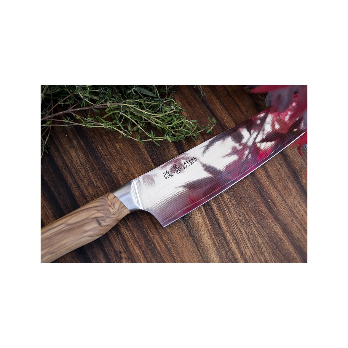 Satake Kaizen Santoku Kockkniv 18 cm